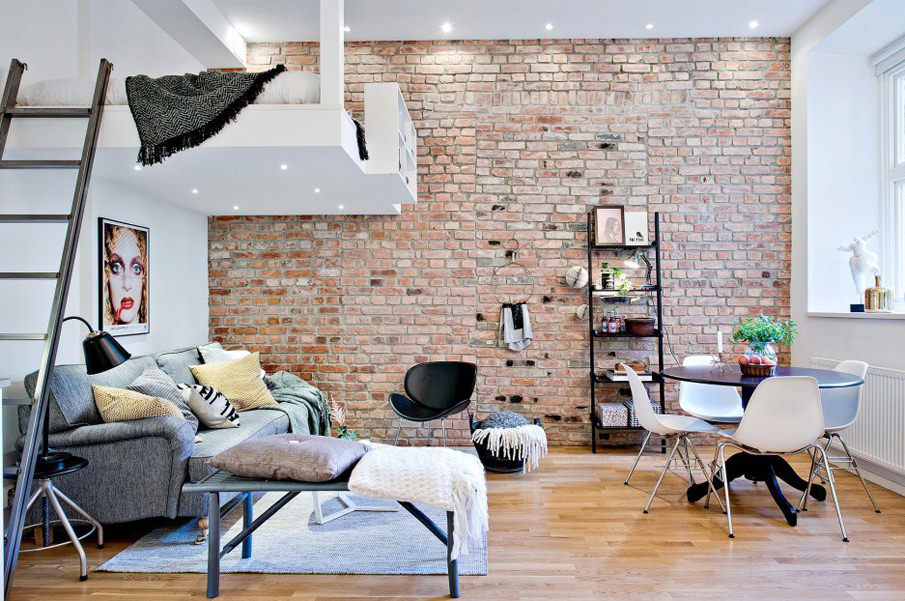 brickwork in apartment ideas ideas