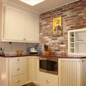 brickwork in the apartment photo design