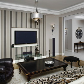 combination of wallpaper in the living room photo decoration