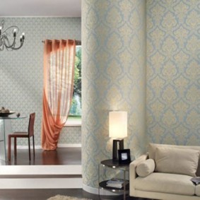 combination of wallpaper in the living room kinds of ideas