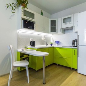 keuken set met bar teller interieur ideeën