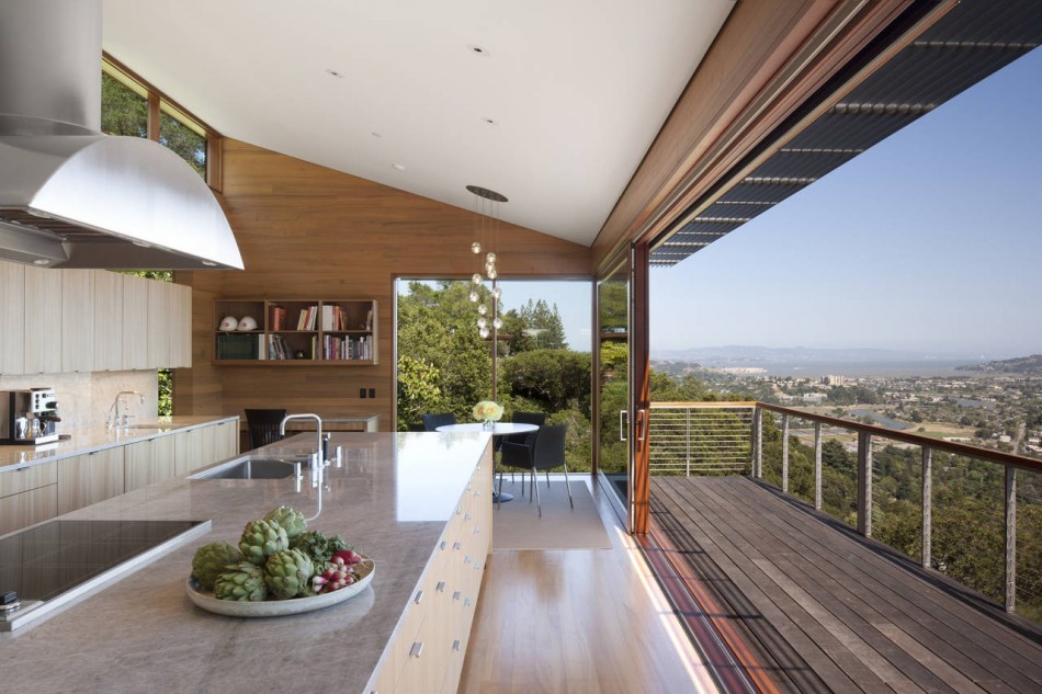 keuken gecombineerd met een balkon foto interieur