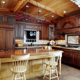 kitchen in a country house