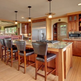 kitchen in a country house photo decoration