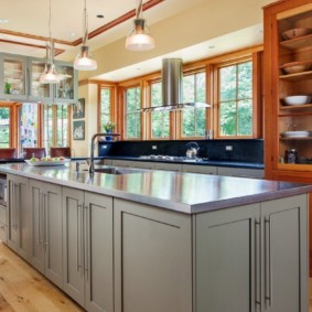 kitchen in a country house