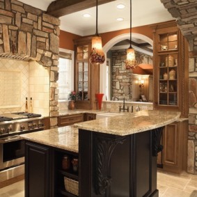 kitchen in a country house