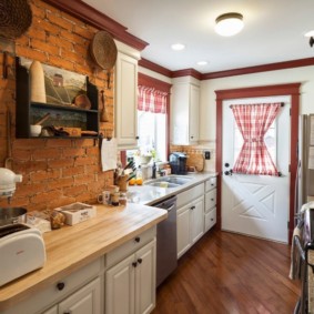 kitchen in a country house interior ideas