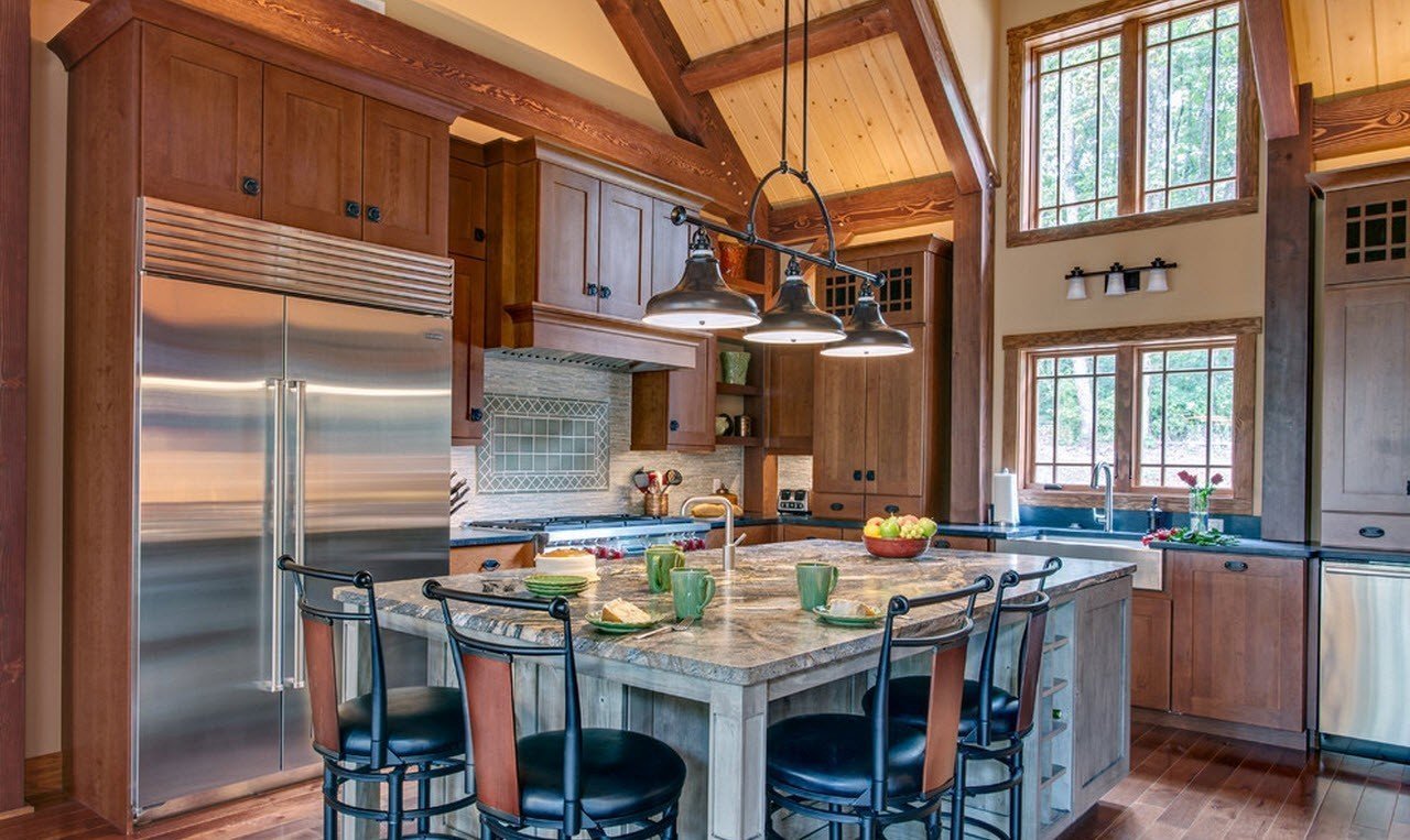 kitchen in a country house interior