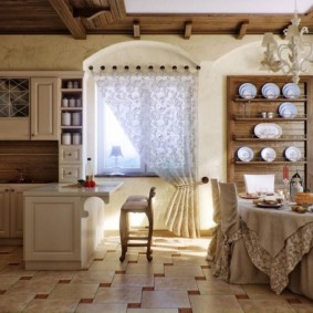 kitchen in a country house photo options
