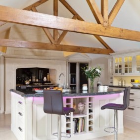 kitchen in a country house