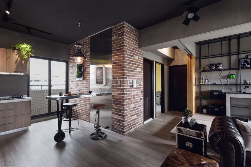 loft style studio apartment design ideas