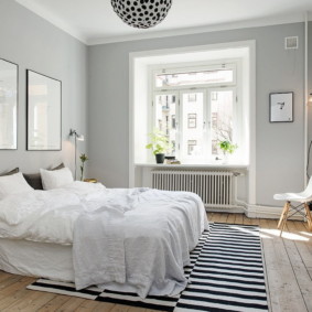 skandináv stílusú apartman dekorációs fotó