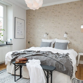 foto dizajn bytu v škandinávskom štýle