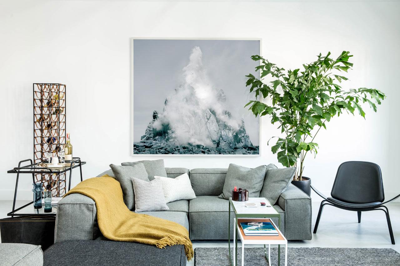 skandinavisk stil lägenhet foto dekoration