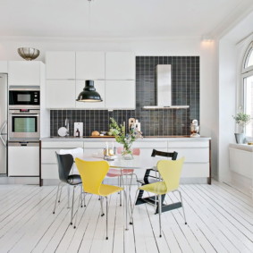 skandinavisk stil lägenhet dekor inredning