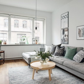 skandinavisk stil leilighet interiør