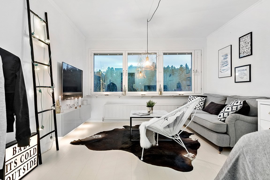 Lägenhet i skandinavisk stil