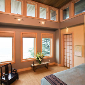 japāņu stila dzīvokļa interjers