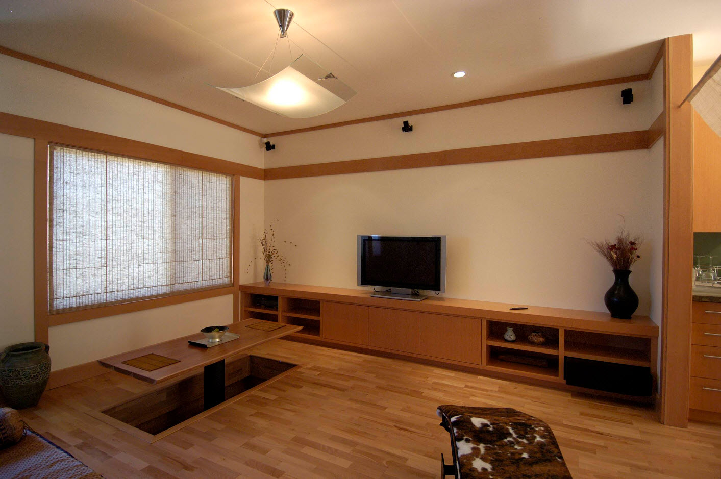 japāņu stila dzīvokļa foto rotājums