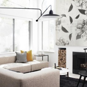 skandinavisk stil lägenhet design