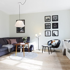 skandinavisk stil lägenhet foto dekor