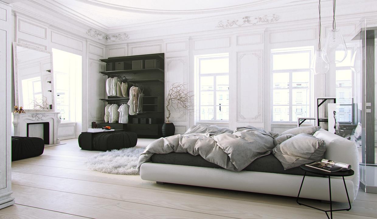 skandináv stílusú apartman belső fotó