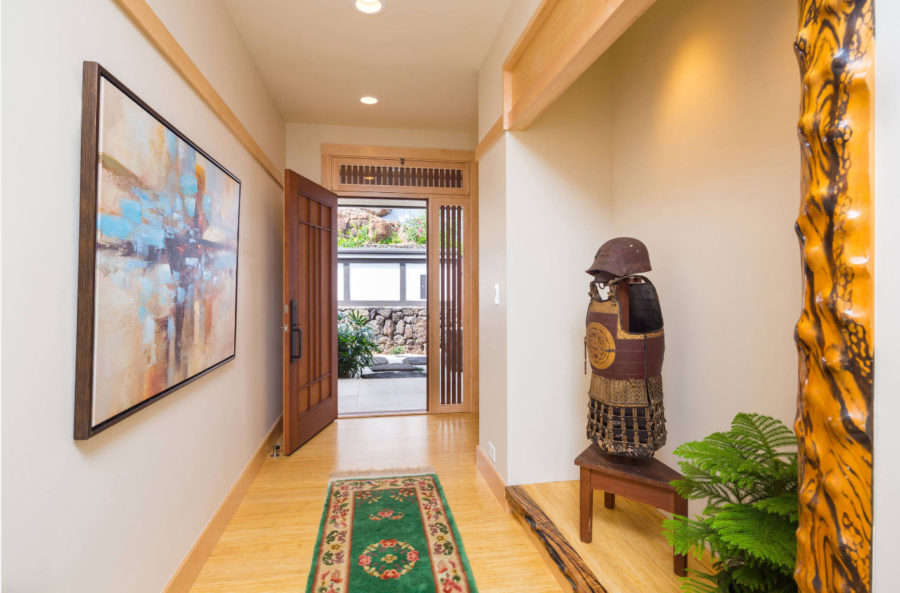 japansk stil lägenhet interiör