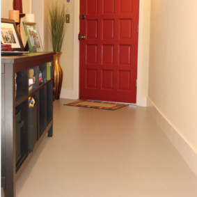 linoleum in a modern interior