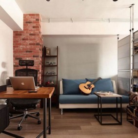 loft in a small apartment interior options