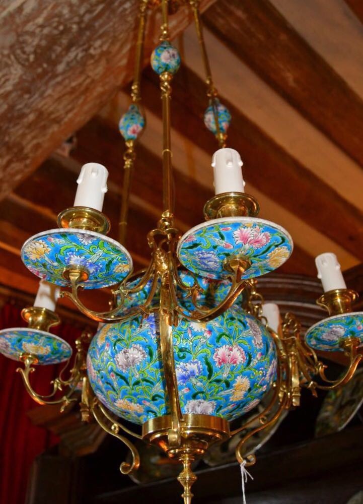Asian style chandelier