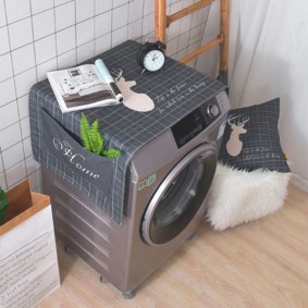 Cap cu buzunare pentru o mașină de spălat