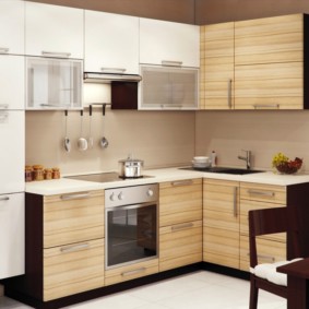materiāli virtuves komplekta dizaina idejām