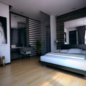 fotografija dizajna muške spavaće sobe