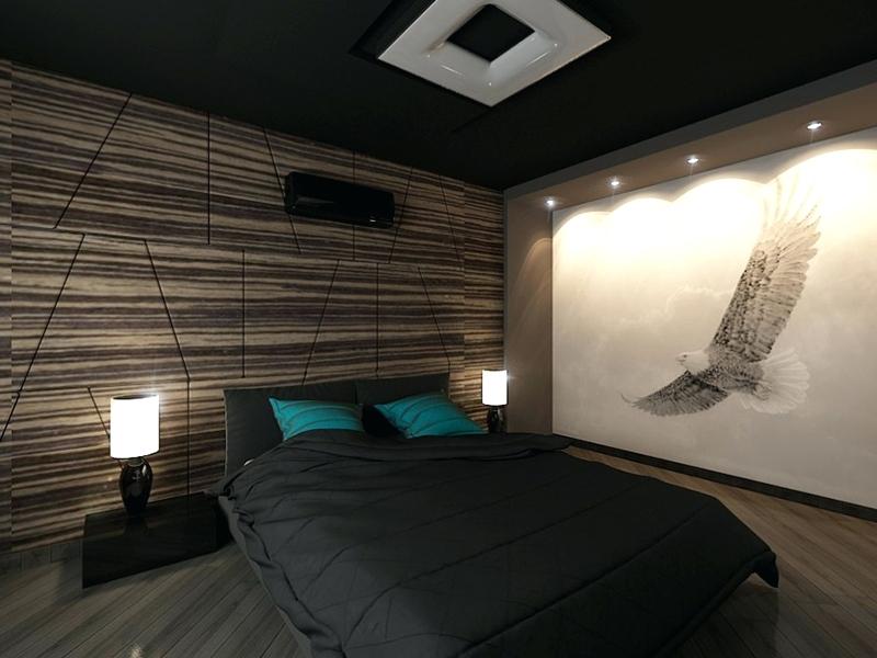 фото дизайн на спалня за мъже
