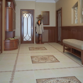 floor tiles for kitchen and corridor decor