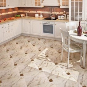 gạch lát sàn cho nhà bếp và hành lang ý tưởng trang trí