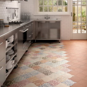 floor tiles for the kitchen and corridor