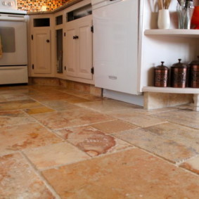 floor tiles for the kitchen and corridor