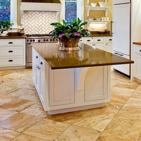 gạch lát sàn cho nhà bếp và hành lang các loại thiết kế