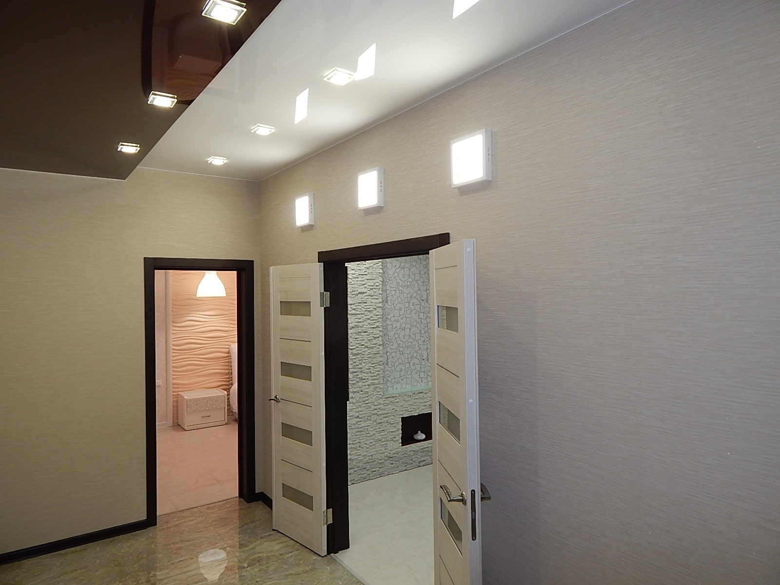 stretch ceiling corridor design