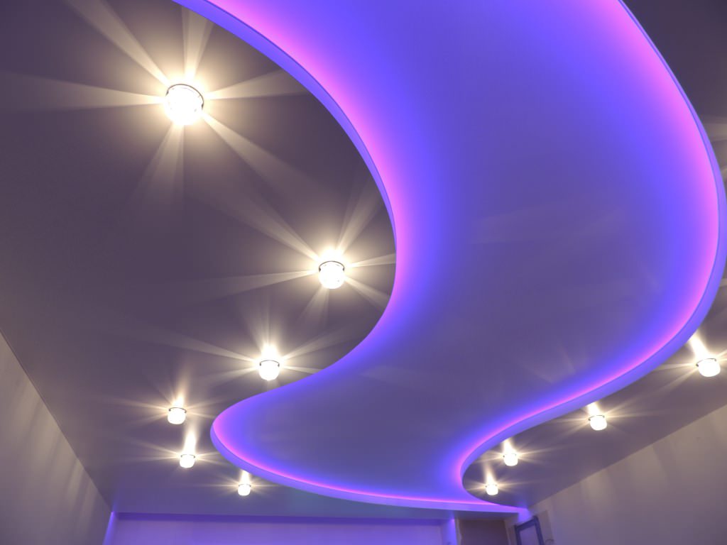 suspended ceiling in the corridor ideas views