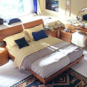 double bedroom by the window