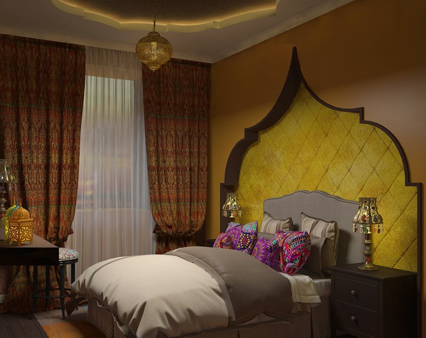 Trang trí phòng ngủ thích hợp theo phong cách phương Đông