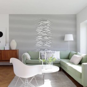 papel de parede para uma vista moderna sala de estar