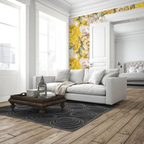 wallpaper para sa modernong dekorasyon ng larawan ng living room