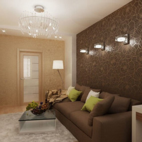 papel de parede para sala de estar moderna foto interior