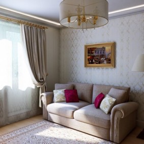 papel de parede para uma decoração moderna da foto da sala de estar