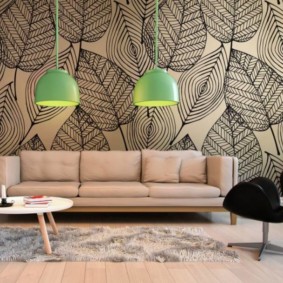 tapeta pre nápady na moderný dizajn obývacej izby