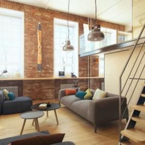 vista idee appartamento monolocale loft