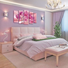 bedroom interior by feng shui